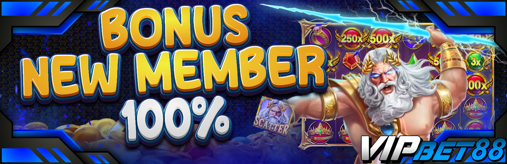 Bonus New member 100%